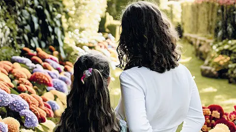 Madre e hija port