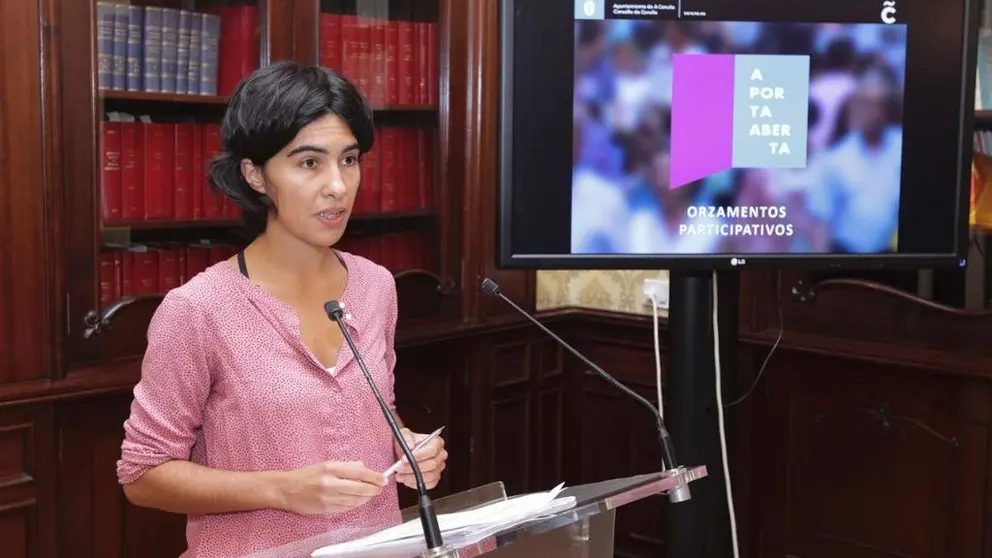 A Concelleira de Participaci&oacute;n Ciudadana, Claudia Delso