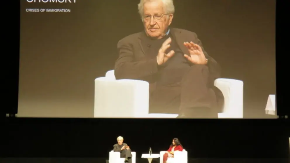 Noam Chomsky | Fotograf&iacute;a: Fernando Estrada | Pressenza