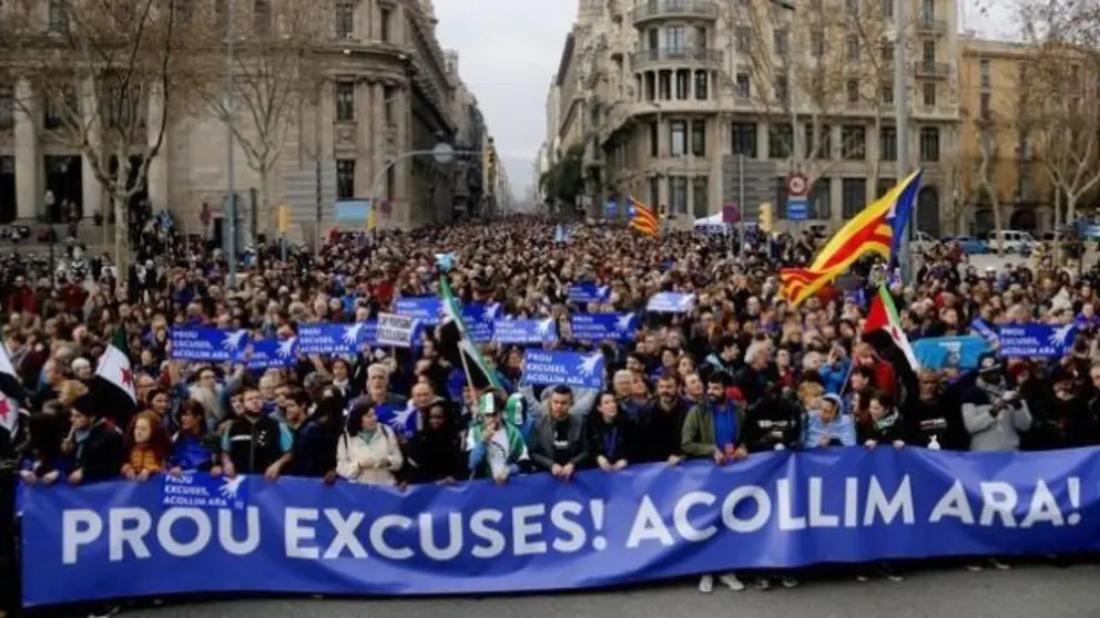 Manifestaci&oacute;n en Barcelona. Foto Sin Permiso