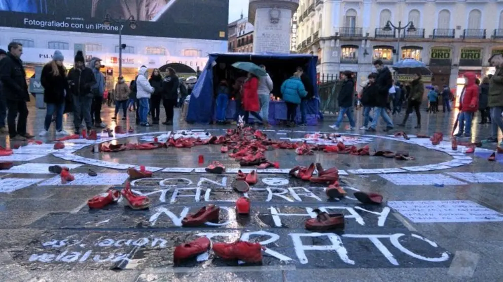 Acampada Puerta del Sol. Madrid. Imaxe M.M