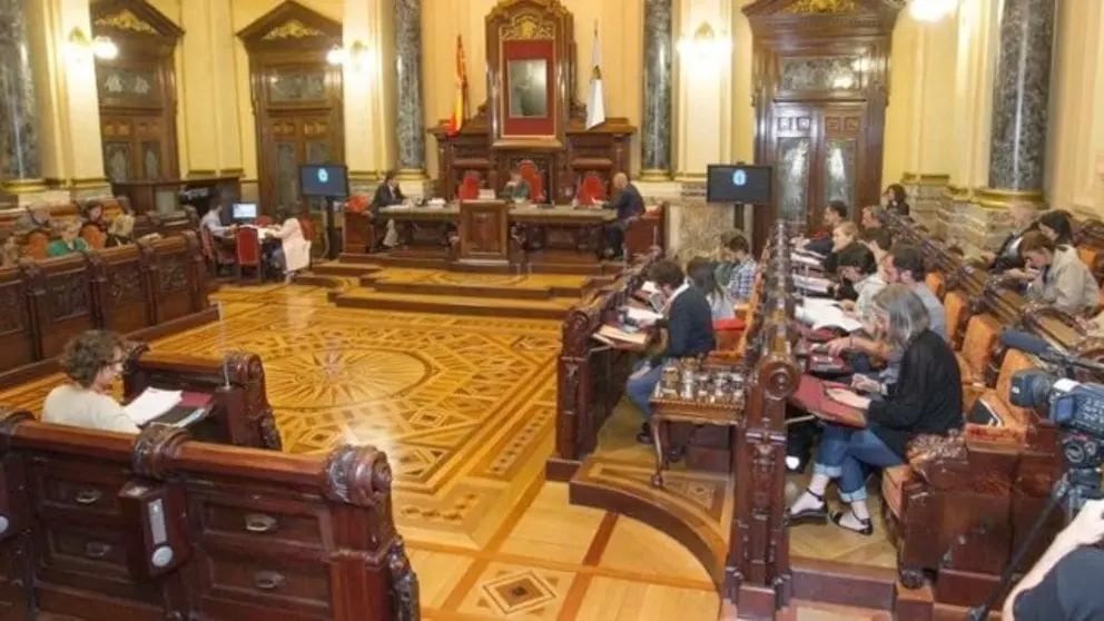 Pleno municipal da Coru&ntilde;a do 8 de maio