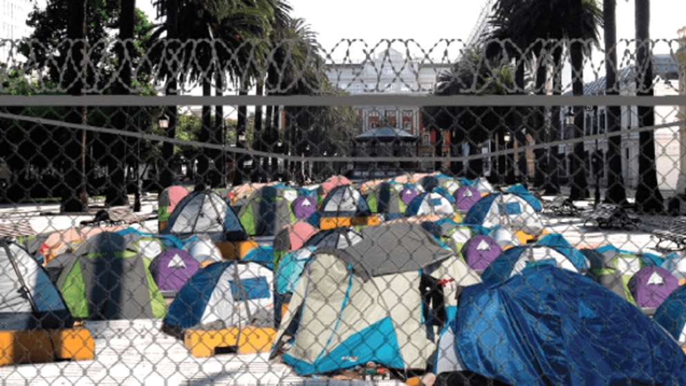 Acampa. Recreaci&oacute;n do campamento