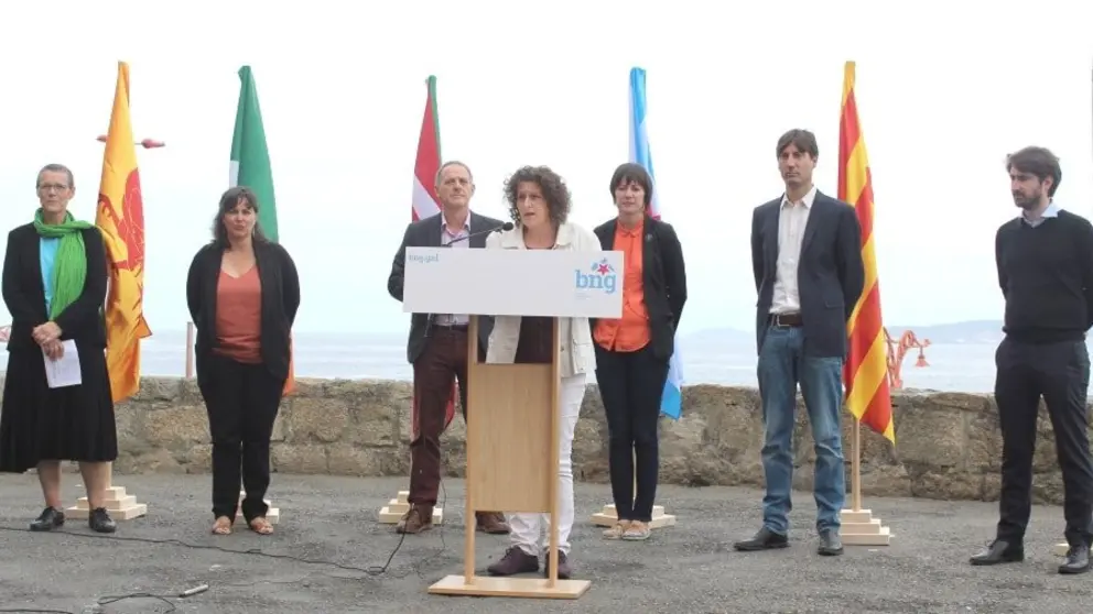 Goretti Sanmart&iacute;n, vicepresidenta da Deputaci&oacute;n, presentou o acto