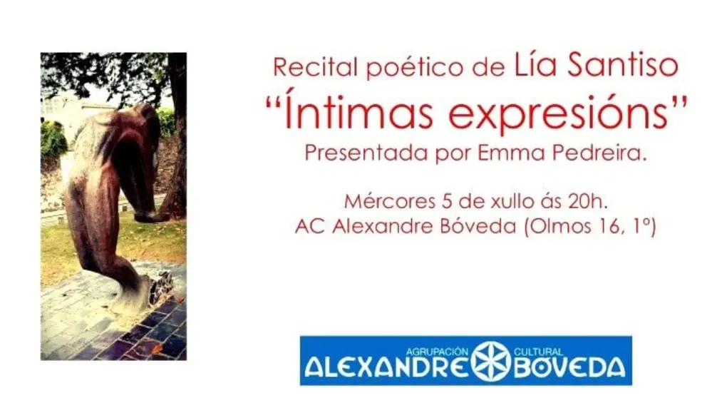 Recital po&eacute;tico de L&iacute;a Santiso