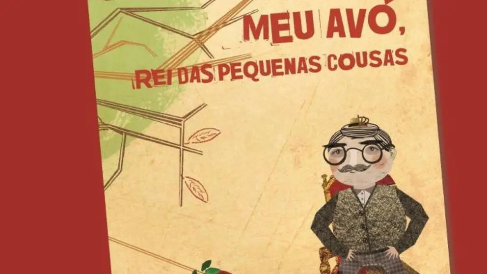 Cartel Meu av&oacute; cortado