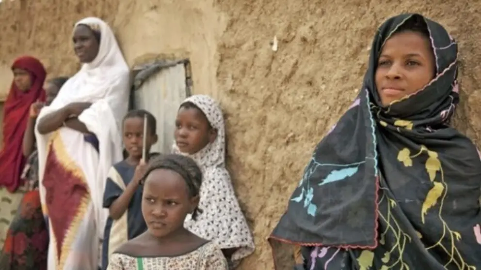 Ni&ntilde;as de Mal&iacute; en Kidal, al norte de Mal&iacute; port