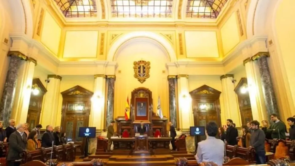 Pleno ordinario do mes de xaneiro port