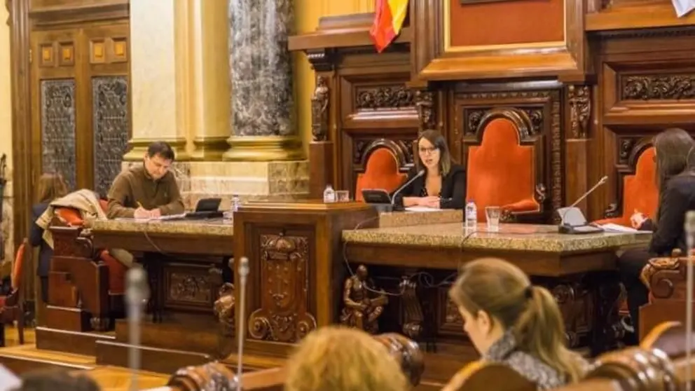 A concelleira Silvia Came&aacute;n presidindo unha sesi&oacute;n do Consello Local de Inclusi&oacute;n