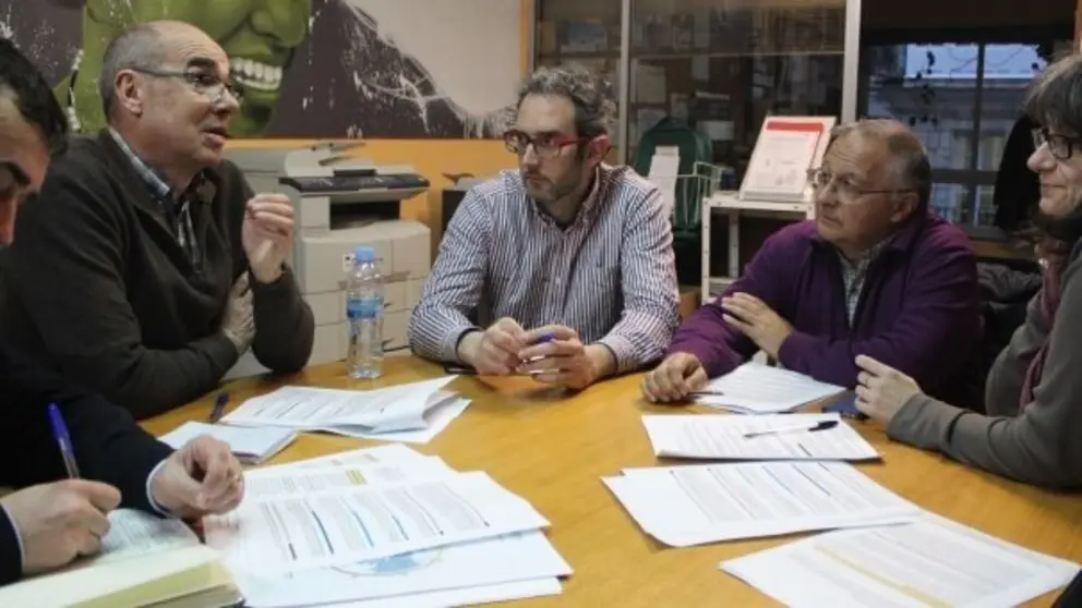Francisco Jorquera, onte na sede de Intermon Oxfam