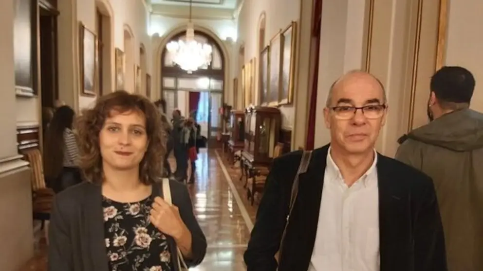 Avia Veira e Francisco Jorquera port