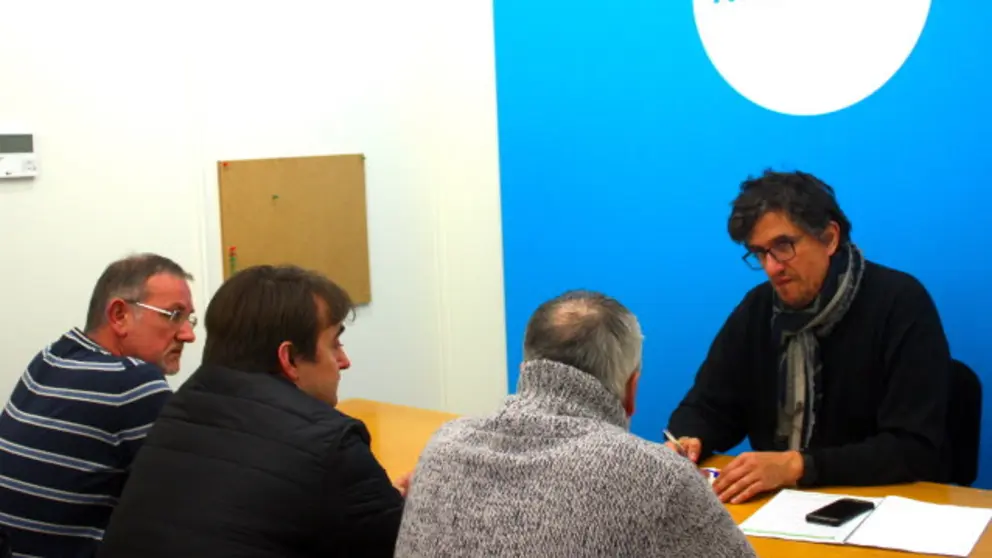 Alberto Lema y comit&eacute; de EMESA PORT