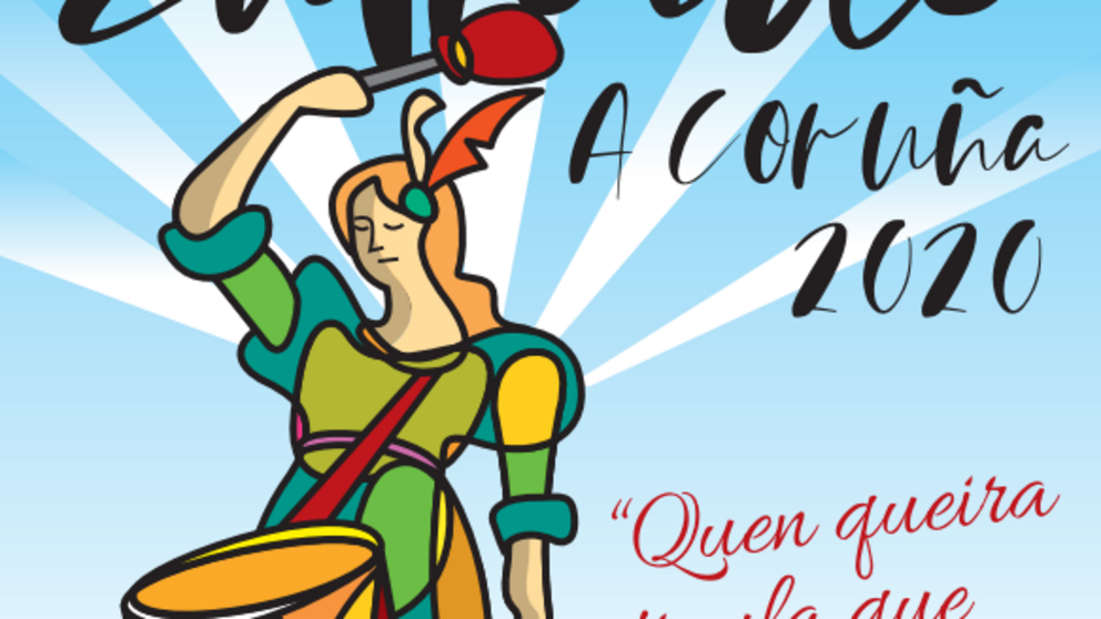 Cartel entroido Coru&ntilde;a 2020
