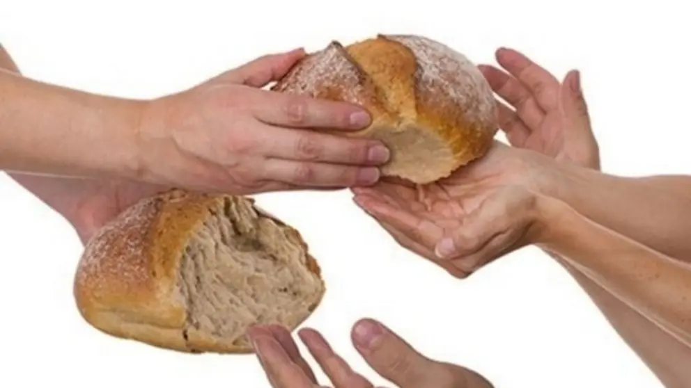 Recollida de alimentos cartaz corte