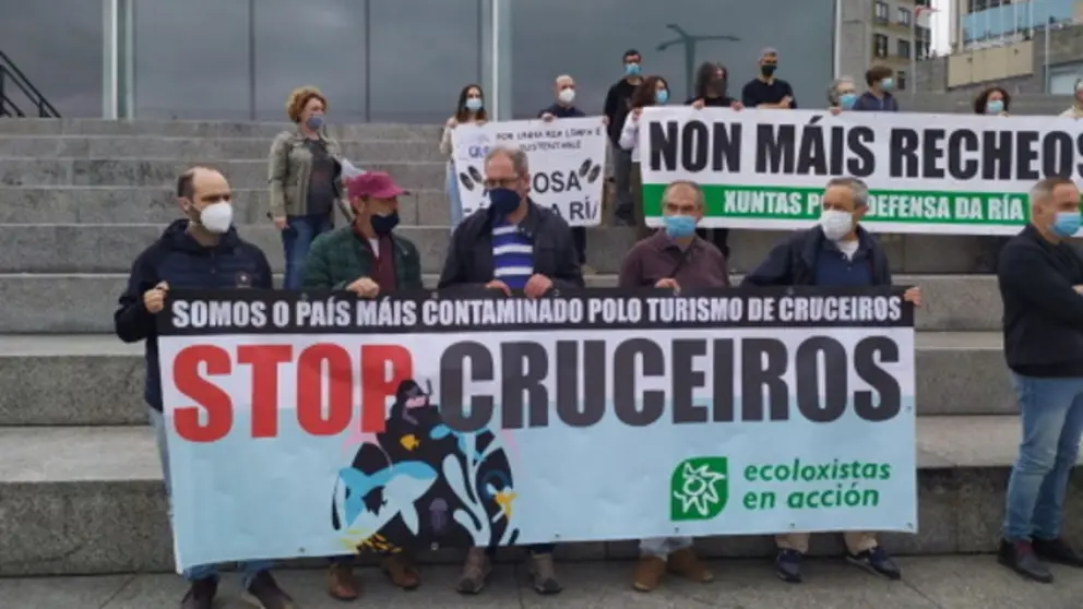 Mobilizaci&oacute;n contra o turismo de megacruceiros 2