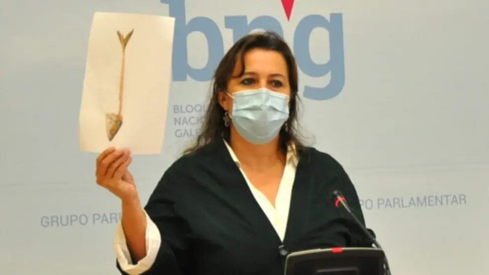 Ana Miranda pesca