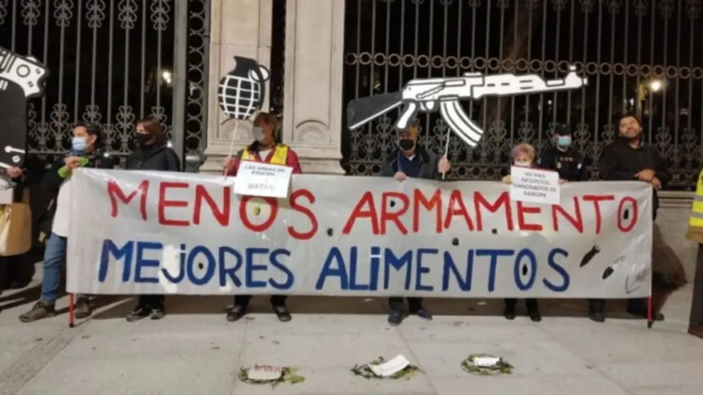 Protesta-antimilitarista-ante-el-Cuartel-General-del-Ejercito-noviembre-2021 port