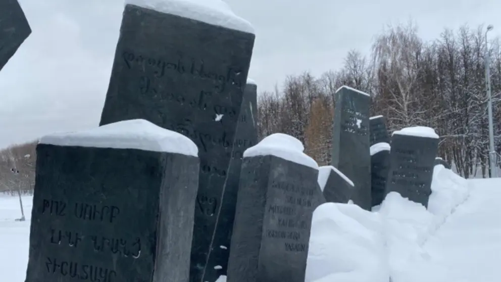 Monumento a las v&iacute;ctimas del fascismo en Mosc&uacute; (Imagen de Oleg Yasinsky)