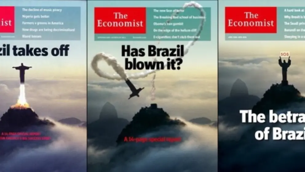 Portadas de The Economist sobre Brasil