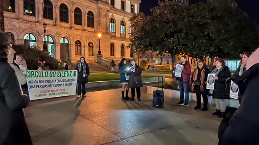 Primer c&iacute;rculo de silencia en A Coru&ntilde;a
