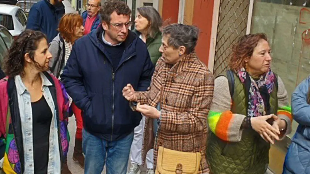 Carmen Armada, Jos&eacute; Manuel Sande e a Presidenta da Asociaci&oacute;n Veci&ntilde;al Agra