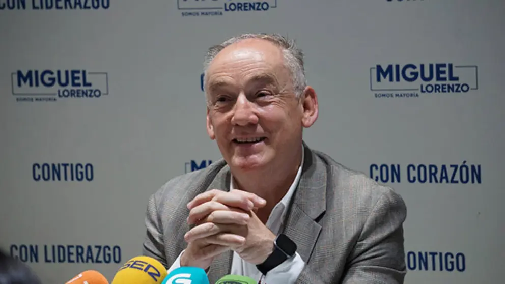 Miguel Lorenzo en la rueda de prensa de valoraci&oacute;n de resultados