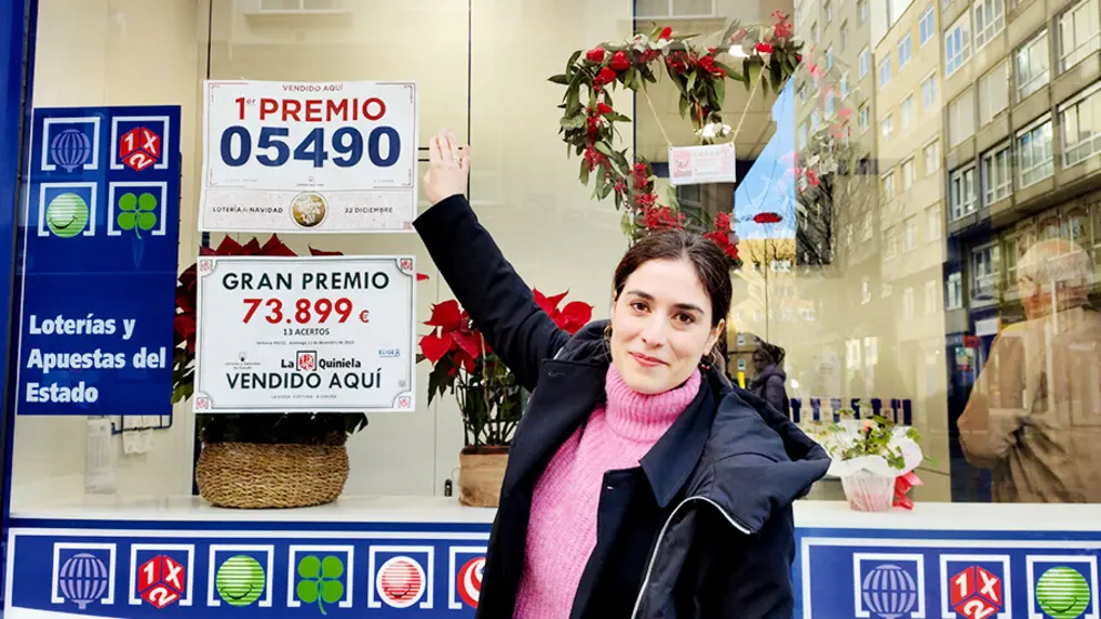 Cristina, de la Loter&iacute;a calle Barcelona