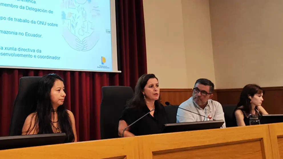 Ana MIranda conferencia UE CELAC 