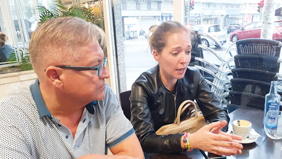 Momento de la entrevista