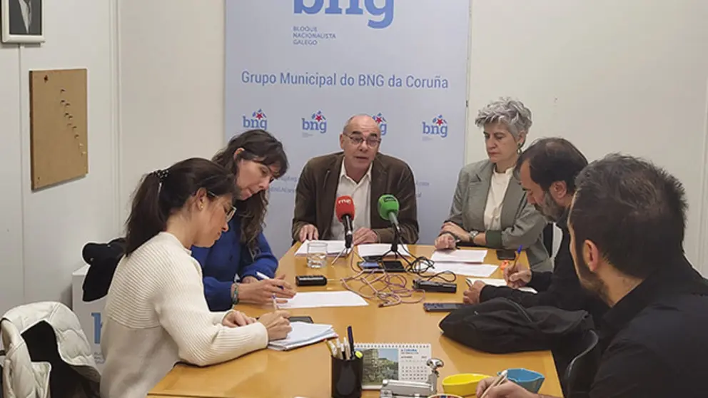 Conferencia de prensa Jorquera Queixas orzamentos Xunta para A Coru&ntilde;a port