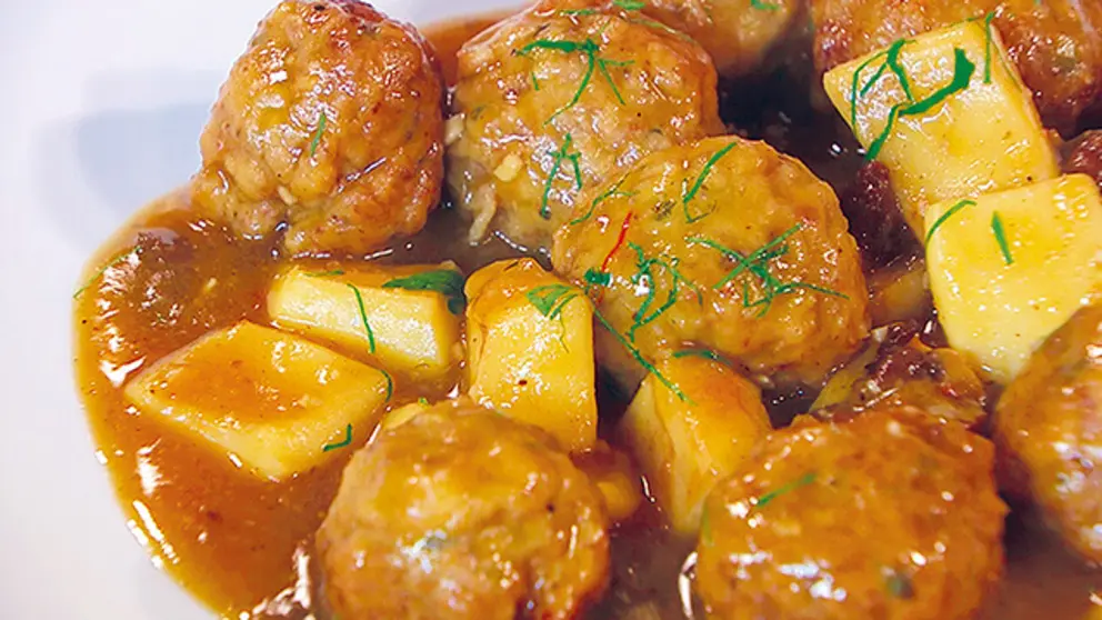 albondigas con sepia