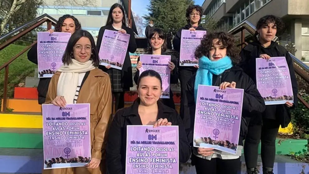 Loitando dende as aulas por un futuro feminista