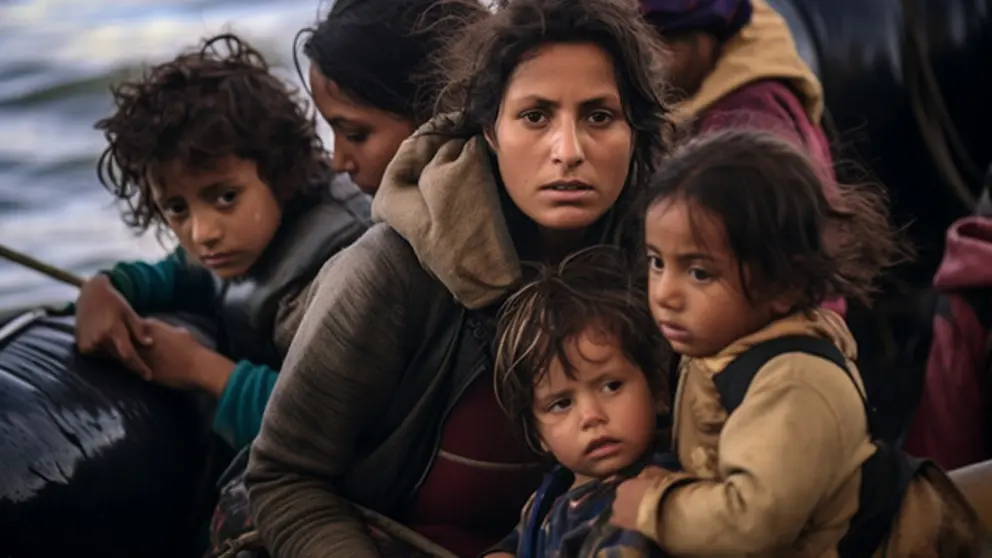 port momento-capturado-crisis-migratoria-personas (Imagen de Freepik)