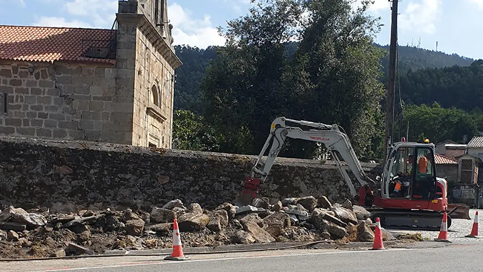 Obras igrexa de Celas