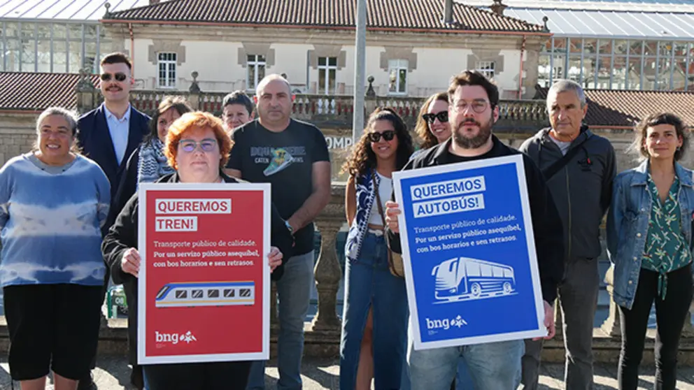 Concentraci&oacute;n diante da intermodal
