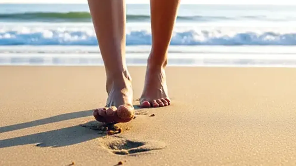pies de vacaciones