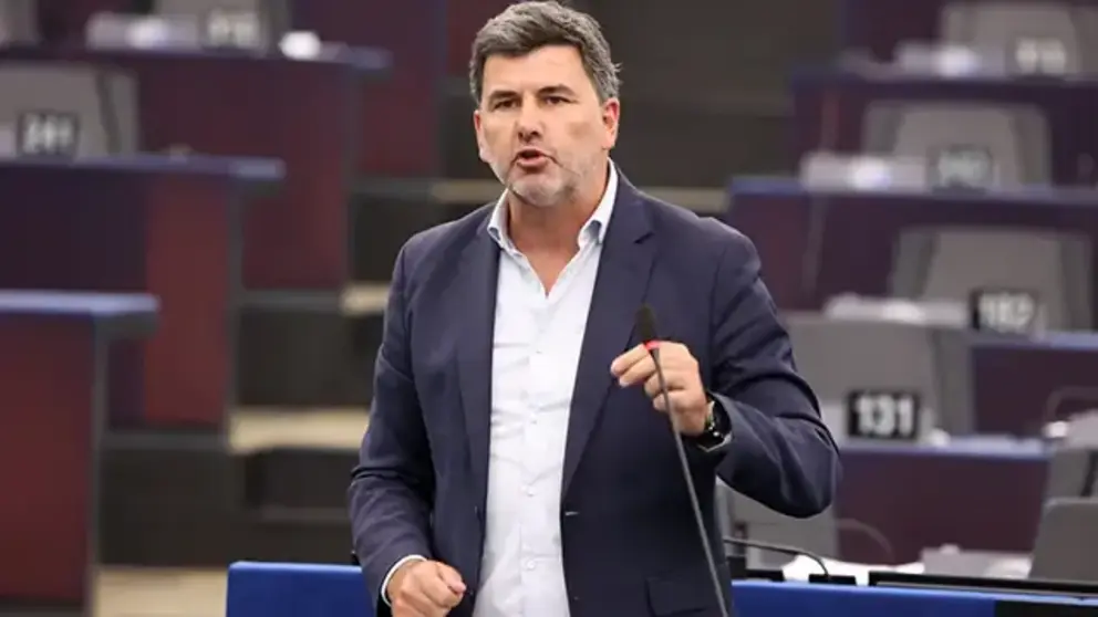 Gonz&aacute;lez Casares, durante el pleno. FRED MARVAUX