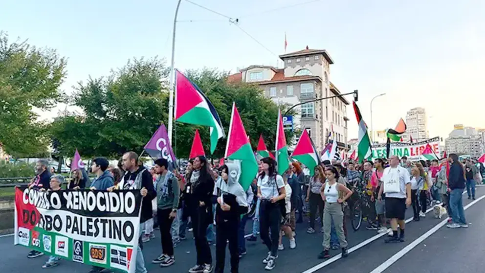 Manifestaci&oacute;n por Palestina