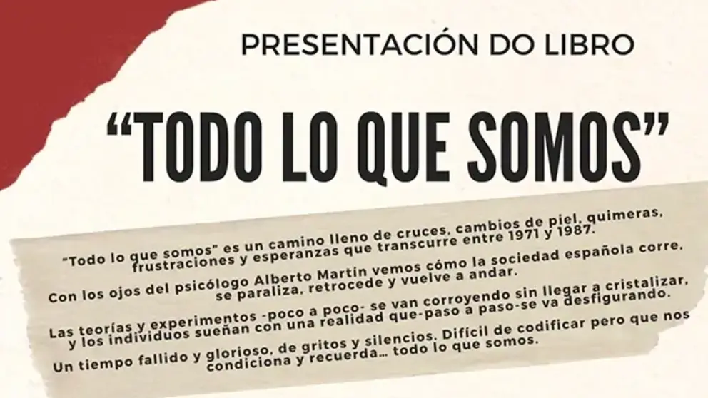 Presentaci&oacute;n do libro "Todo lo que somos"