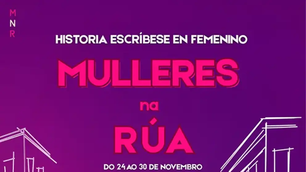 Cartel Mulleres na r&uacute;a
