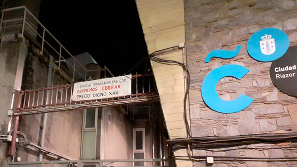 Cartel en Riazor