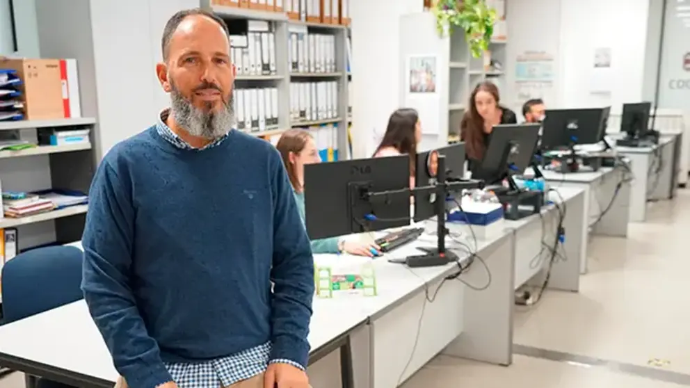 Diego Pi&ntilde;eiro, t&eacute;cnico da &aacute;rea de accesibilidade de COGAMI