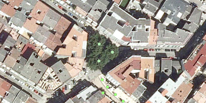 Mapa municipal de árbores 2014