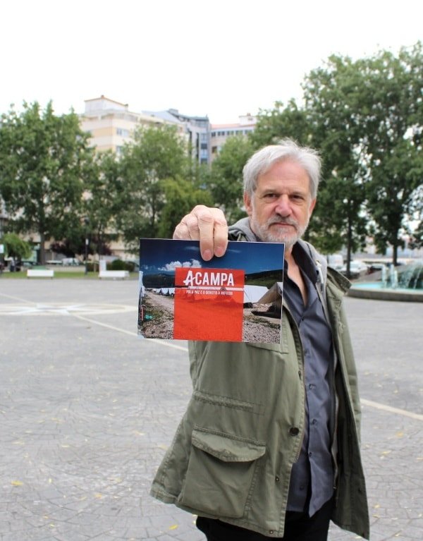 Xosé Abad, organizador de Acampa