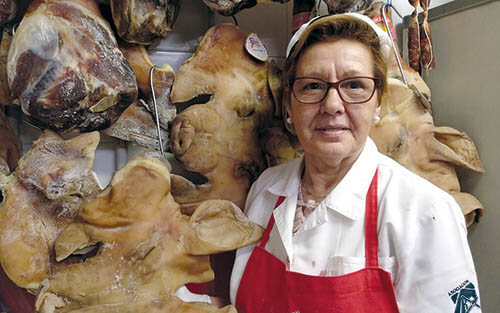 Puri, de Carnicería Puri, en el Mercado das Conchiñas