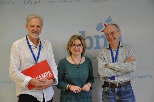 Reunión de Acampa coa representante do BNG Montse Prado. Dereito a refuxio medioambiental