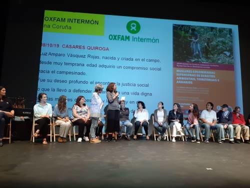 Oxfam Intermón en el lanzamiento de la 2ª Marcha Mundial por la Paz y la Noviolencia en A Coruña