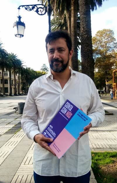 Antón Gómez-Reino, candidato de En Común Podemos na provincia da Coruña
