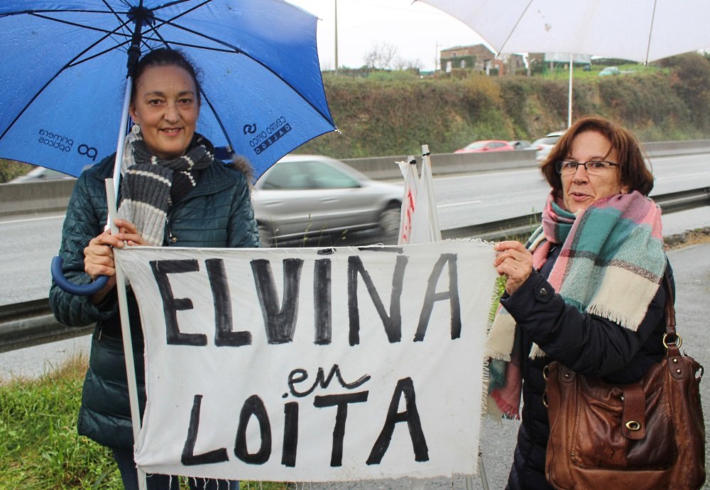 Loli e Pilar. Elviña Non Se Vende. Febreiro 2017