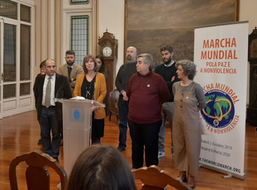 Shyra Flecha, del CEIP Concepción Arenal, habló en nombre de los centros educativos.